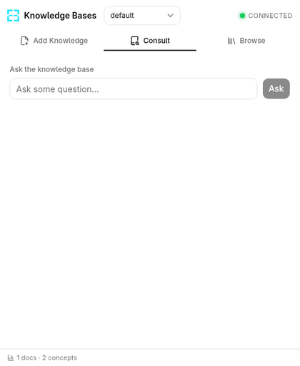 Ask questions, get AI answers from your knowledge base